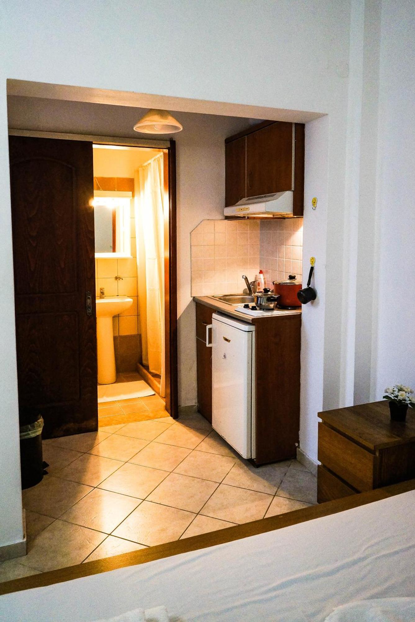 Fira Central Apartments With Veranda Chambre photo