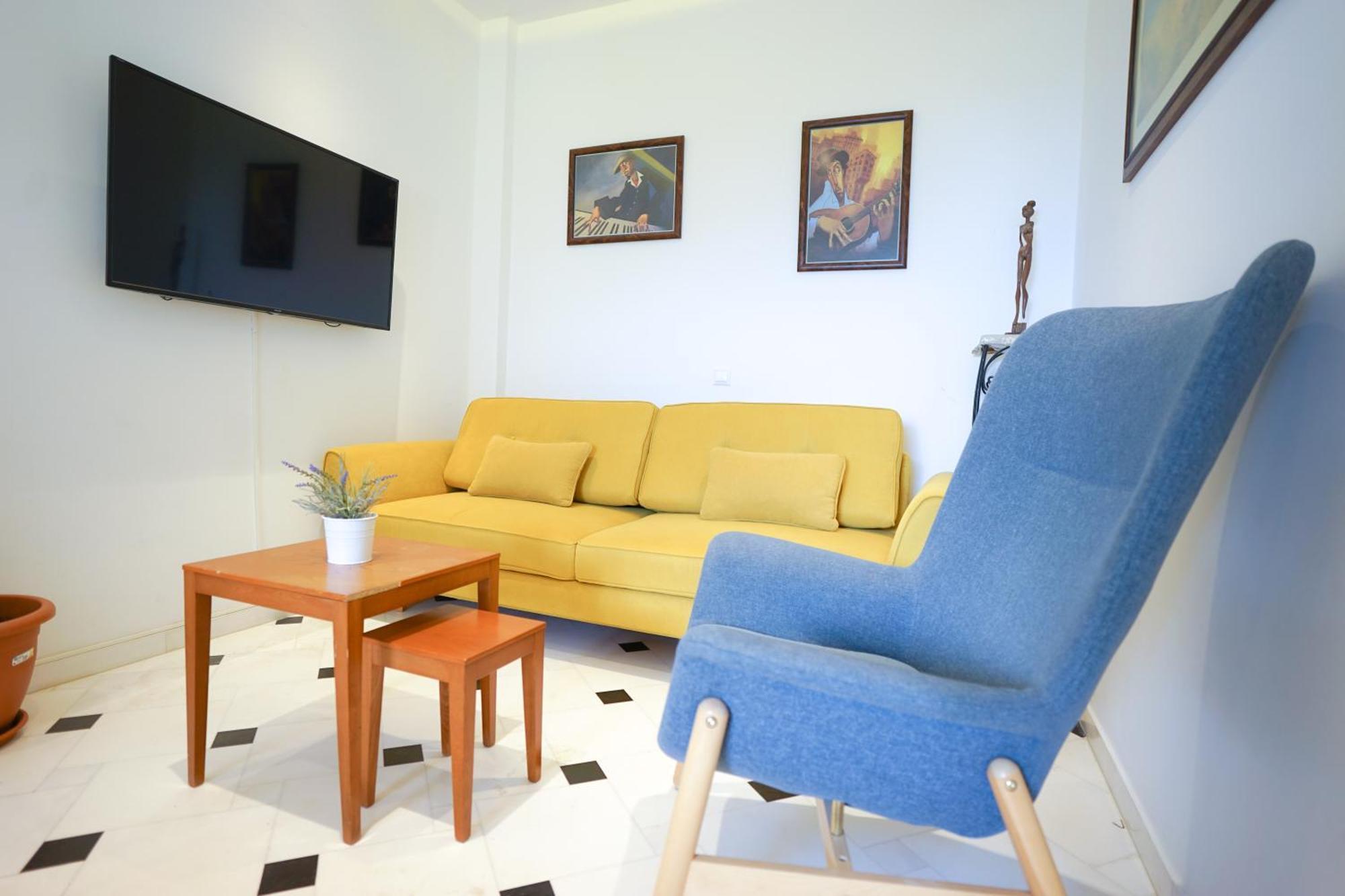 Fira Central Apartments With Veranda Chambre photo