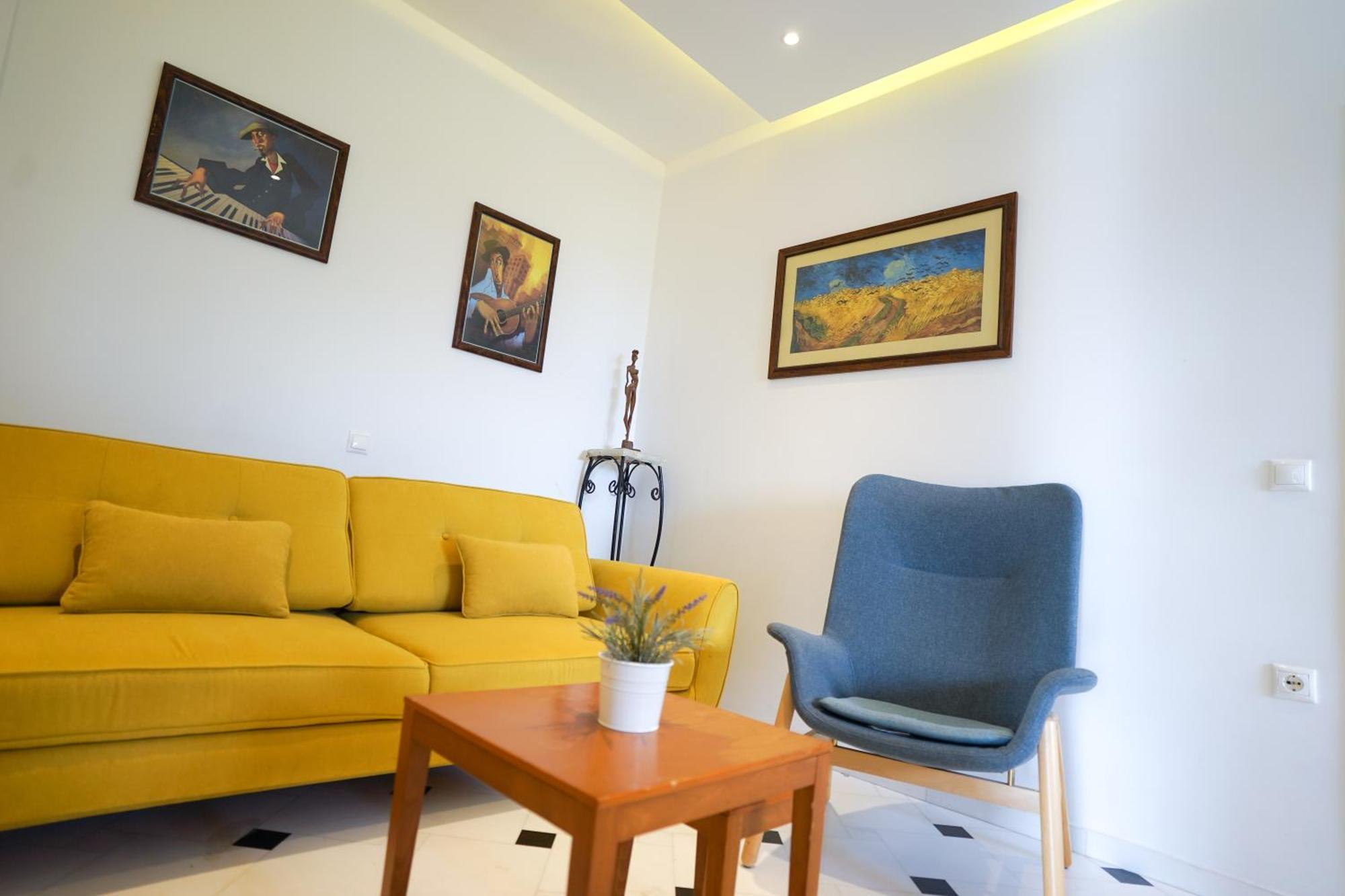 Fira Central Apartments With Veranda Chambre photo